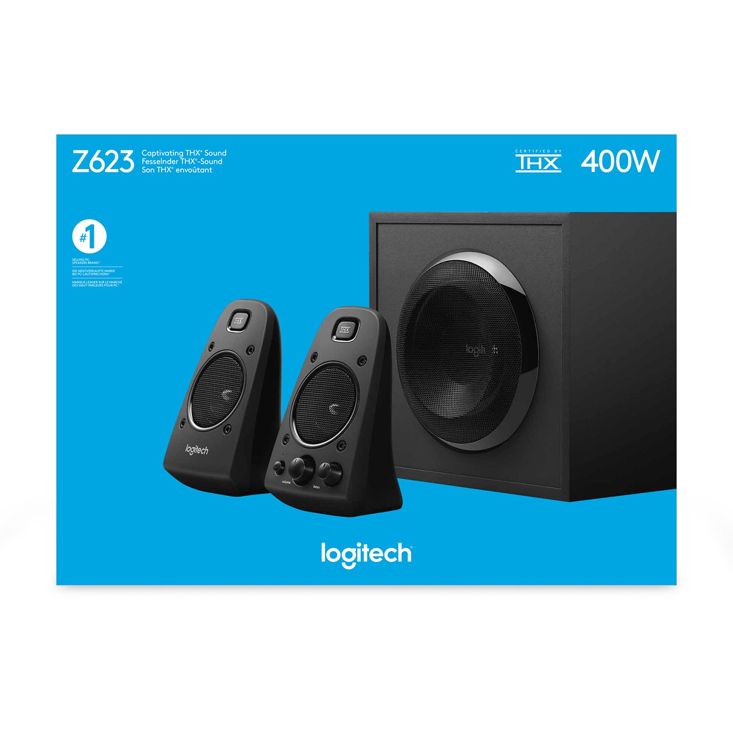 Logitech 980-000403, Soundsysteme, Logitech Z623 speaker  (BILD6)