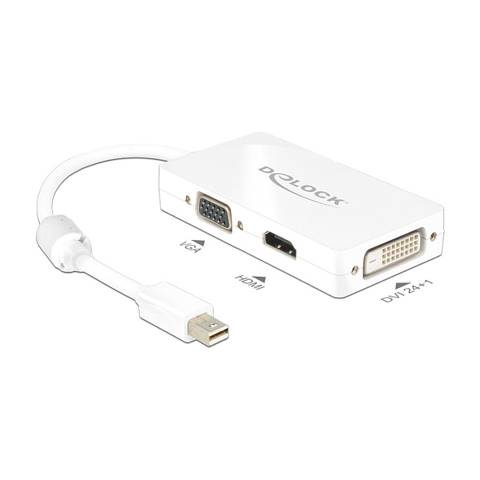 DeLOCK 0.16m DisplayPort/VGA + HDMI + DVI