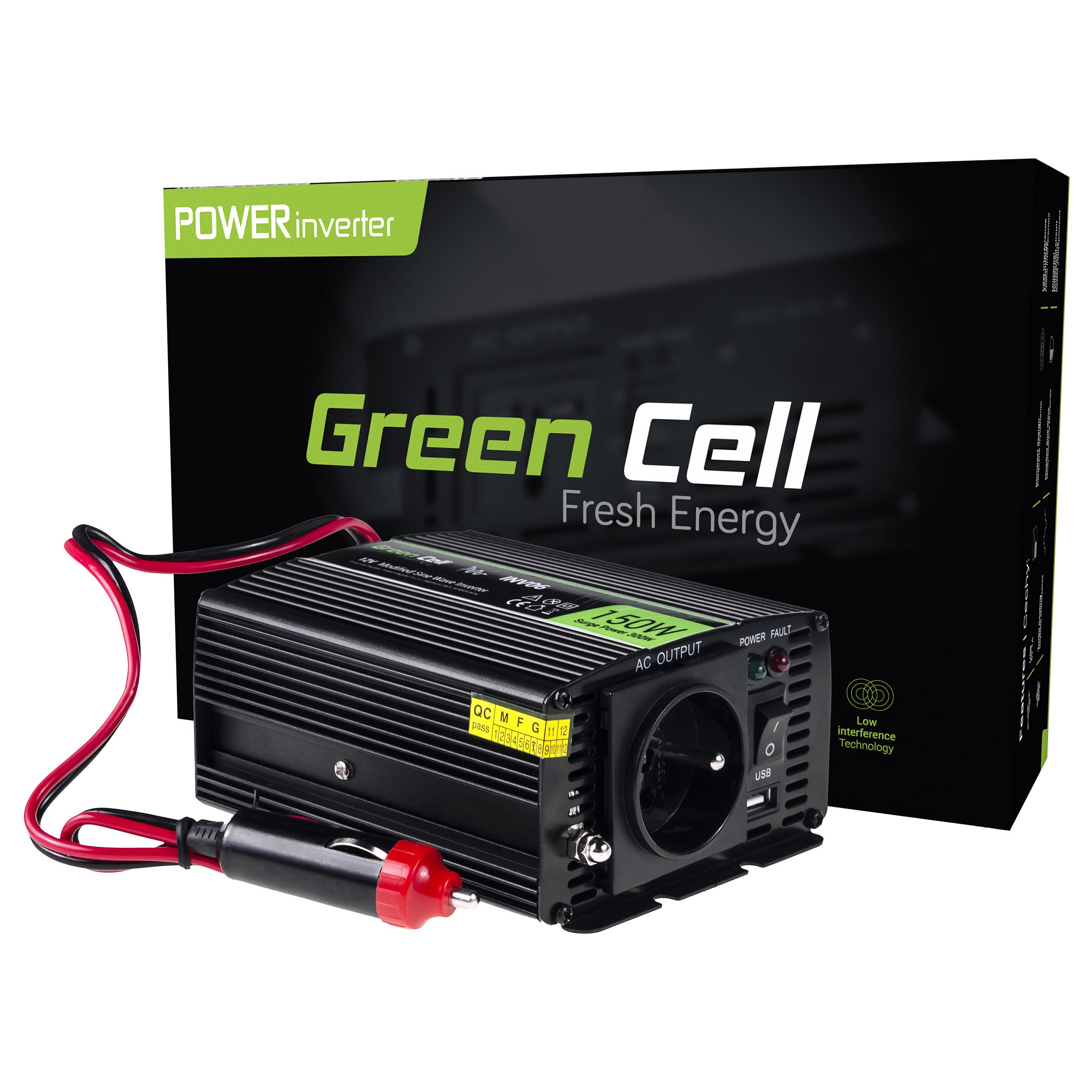Green Cell INV06 power adapter/inverter