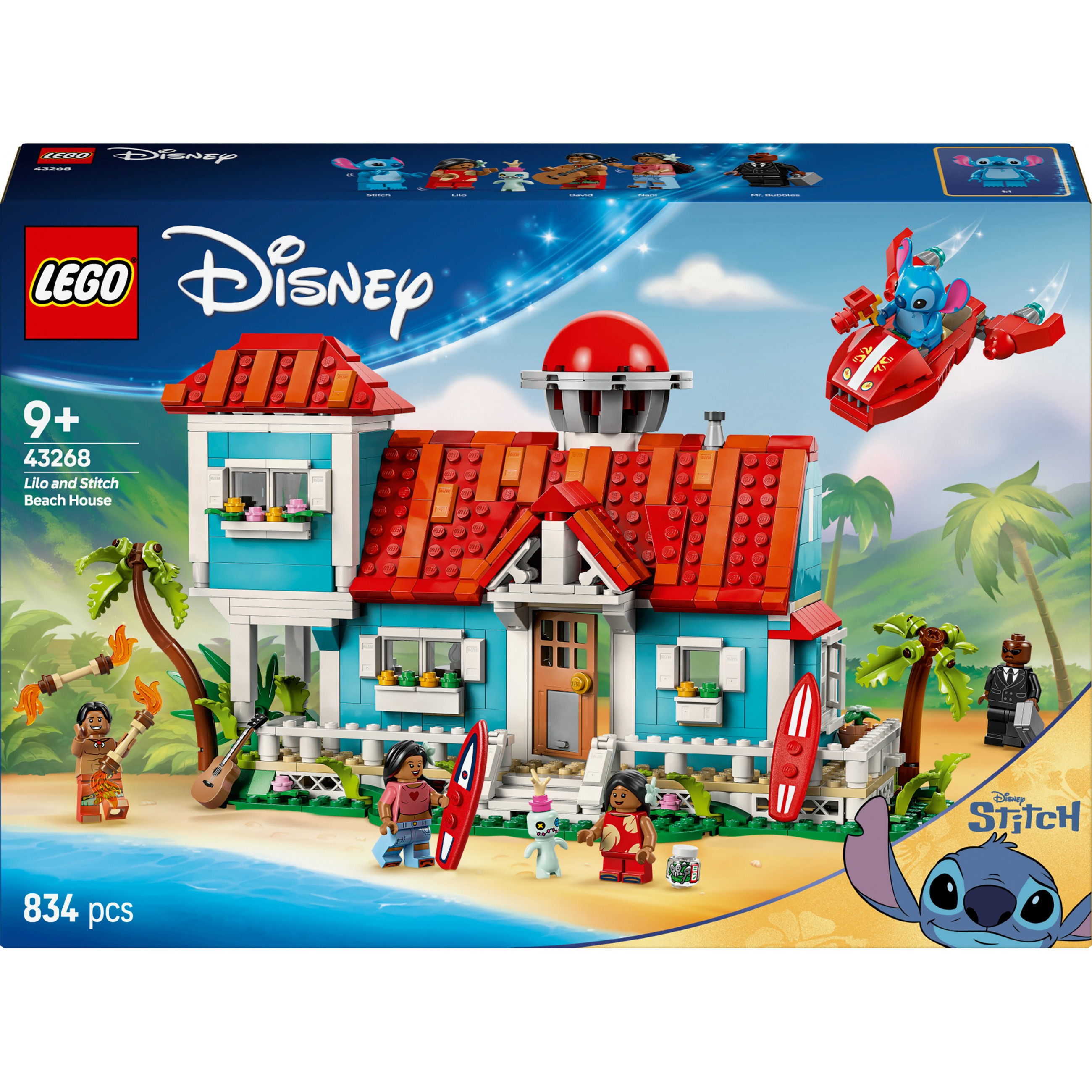 5702017814575 - 43268 Disney Classic Das Strandhaus aus „Lilo und Stitch“ Konstruktionsspielzeug