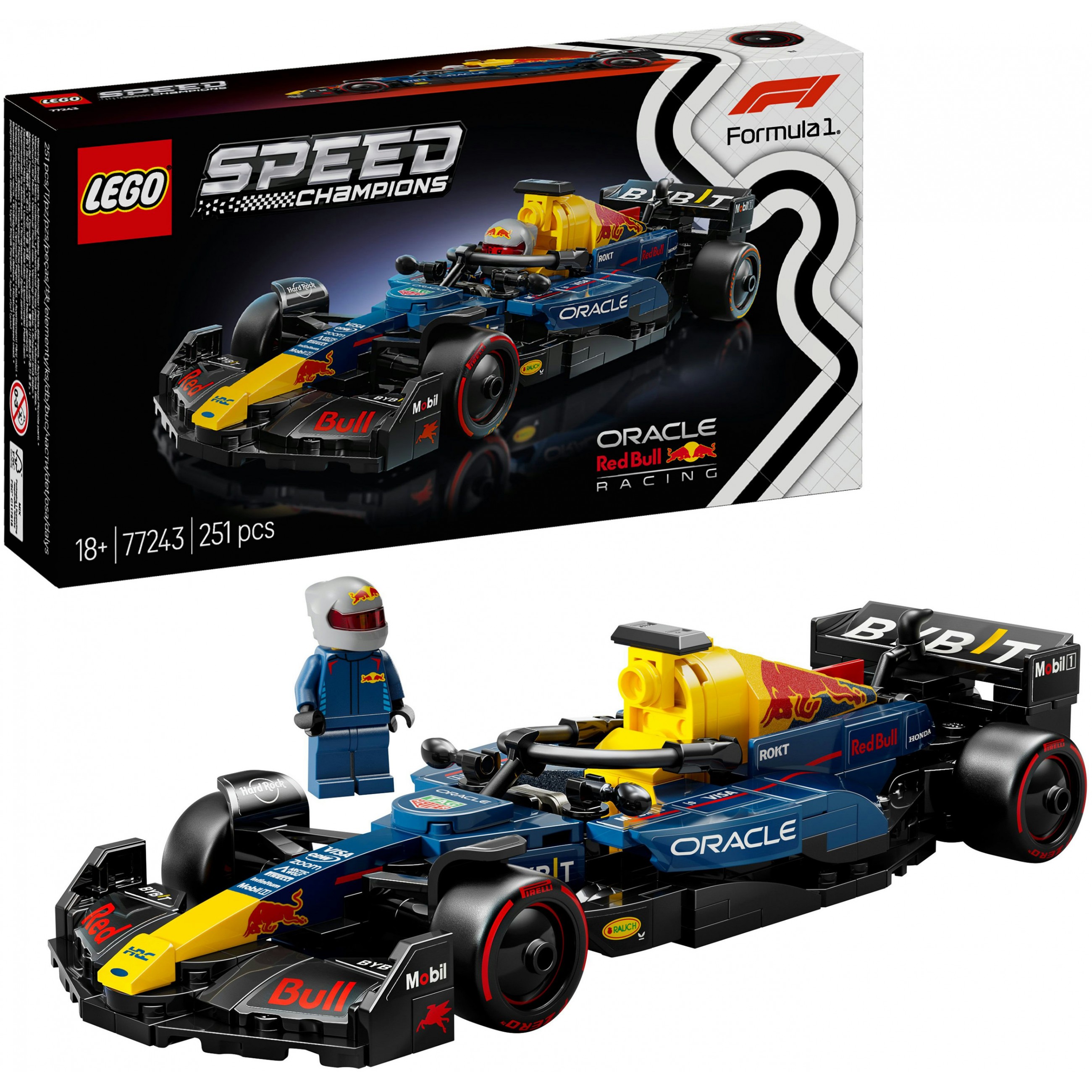 LEGO Speed Champions Oracle Red Bull Racing RB20 F1 LEGO 77243 (BILD3)