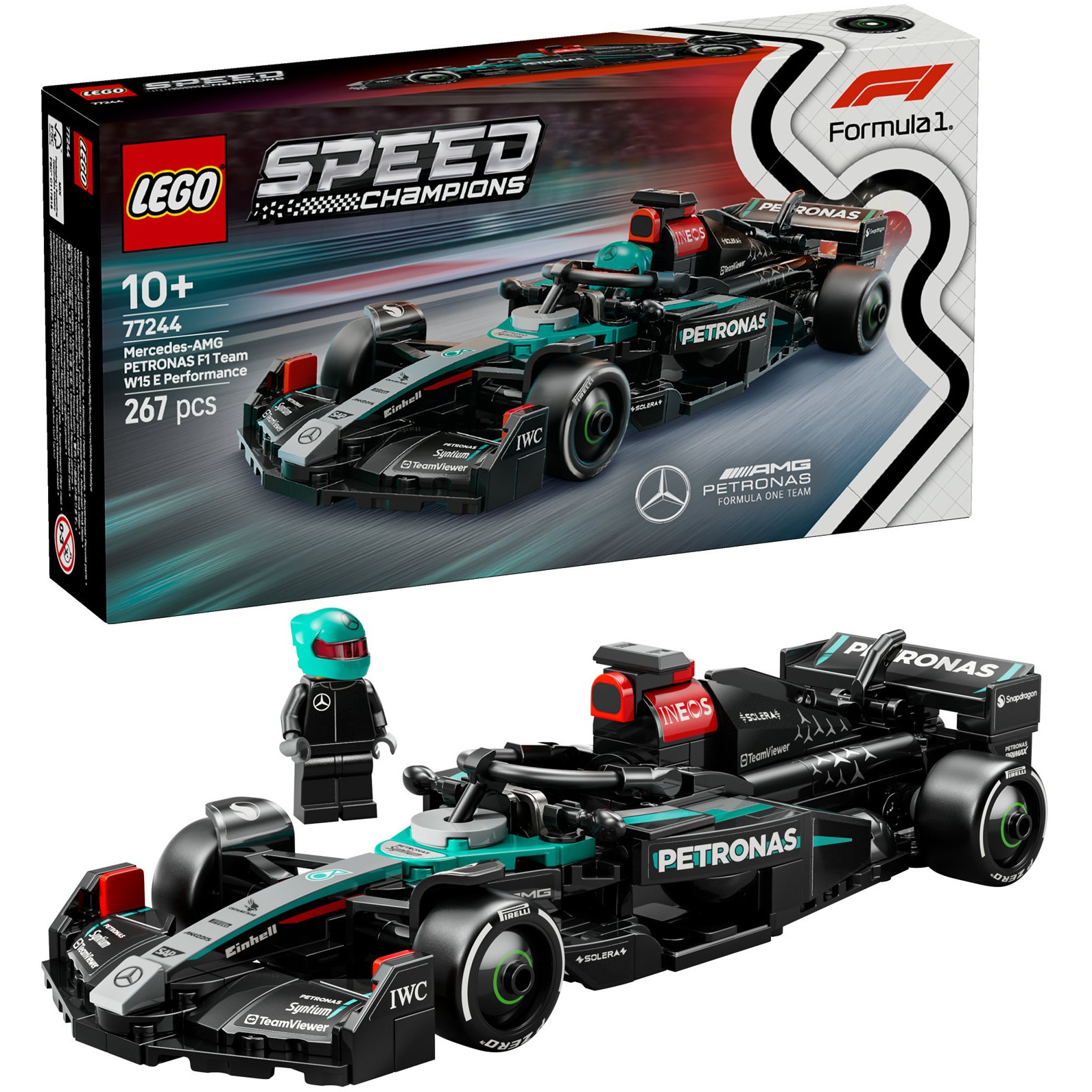 LEGO Speed Champions Mercedes-AMG F1 W15 Rennauto 77244, 77244 (BILD3)