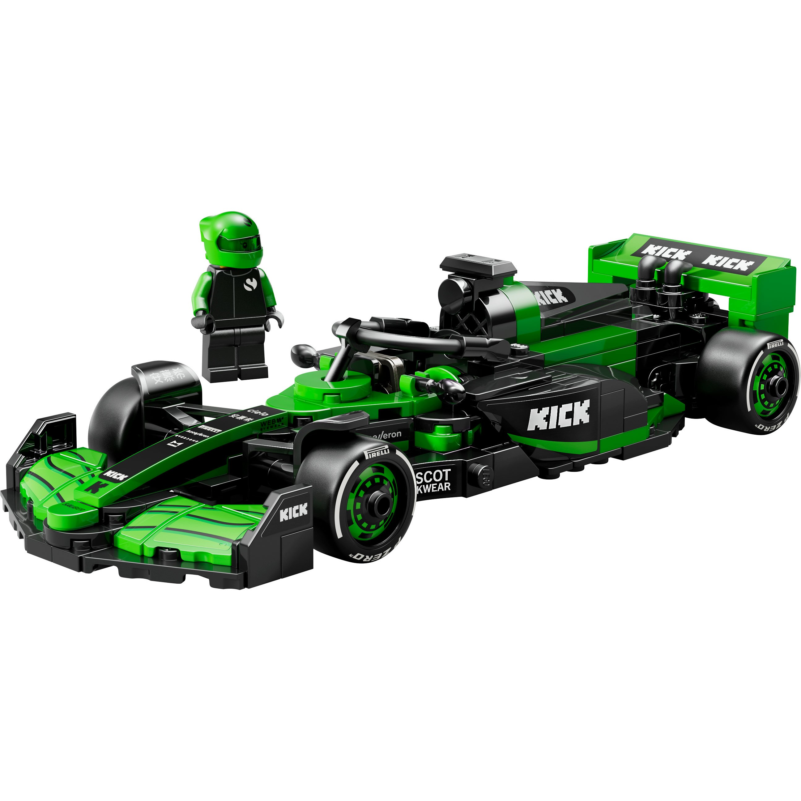 LEGO Speed Champions KICK Sauber F1 Team C44 Rennauto 77247 (BILD2)