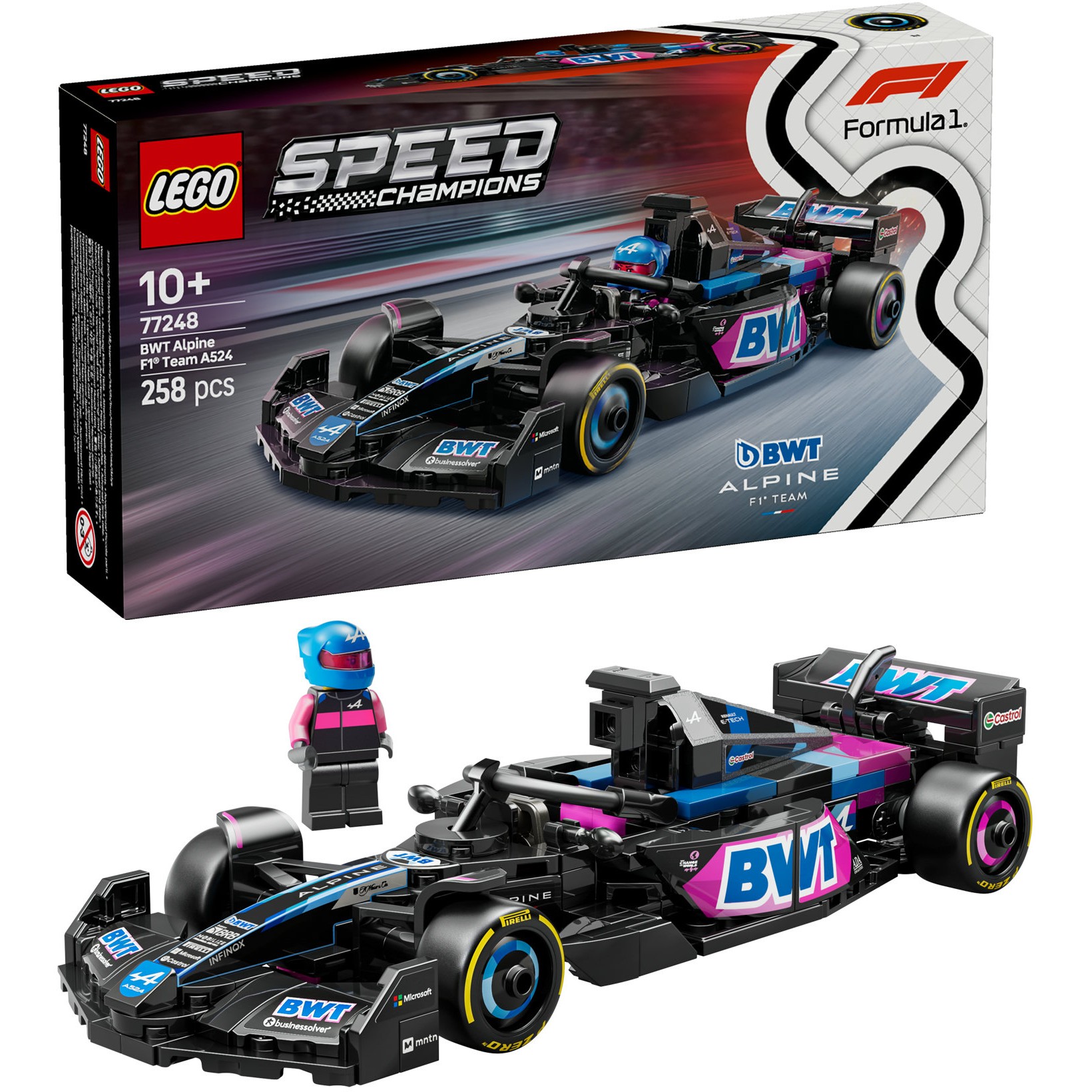 LEGO Speed Champions BWT Alpine F1 Team A524 Rennauto 77248 (BILD3)