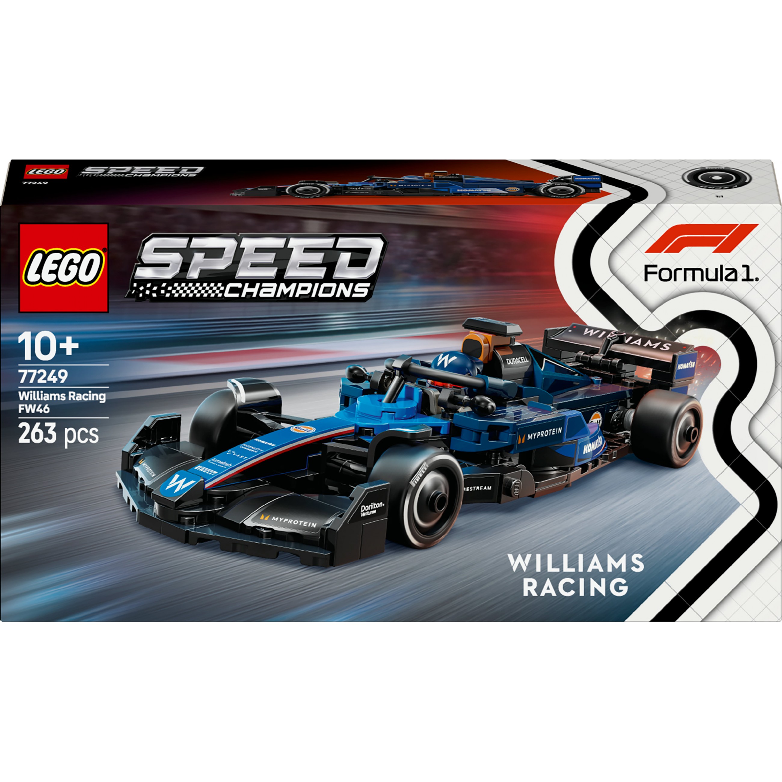 LEGO Speed Champions Williams Racing FW46 F1 Rennauto 77249 LEGO Speed Champions Williams Racing FW46 F1 Rennauto 77249