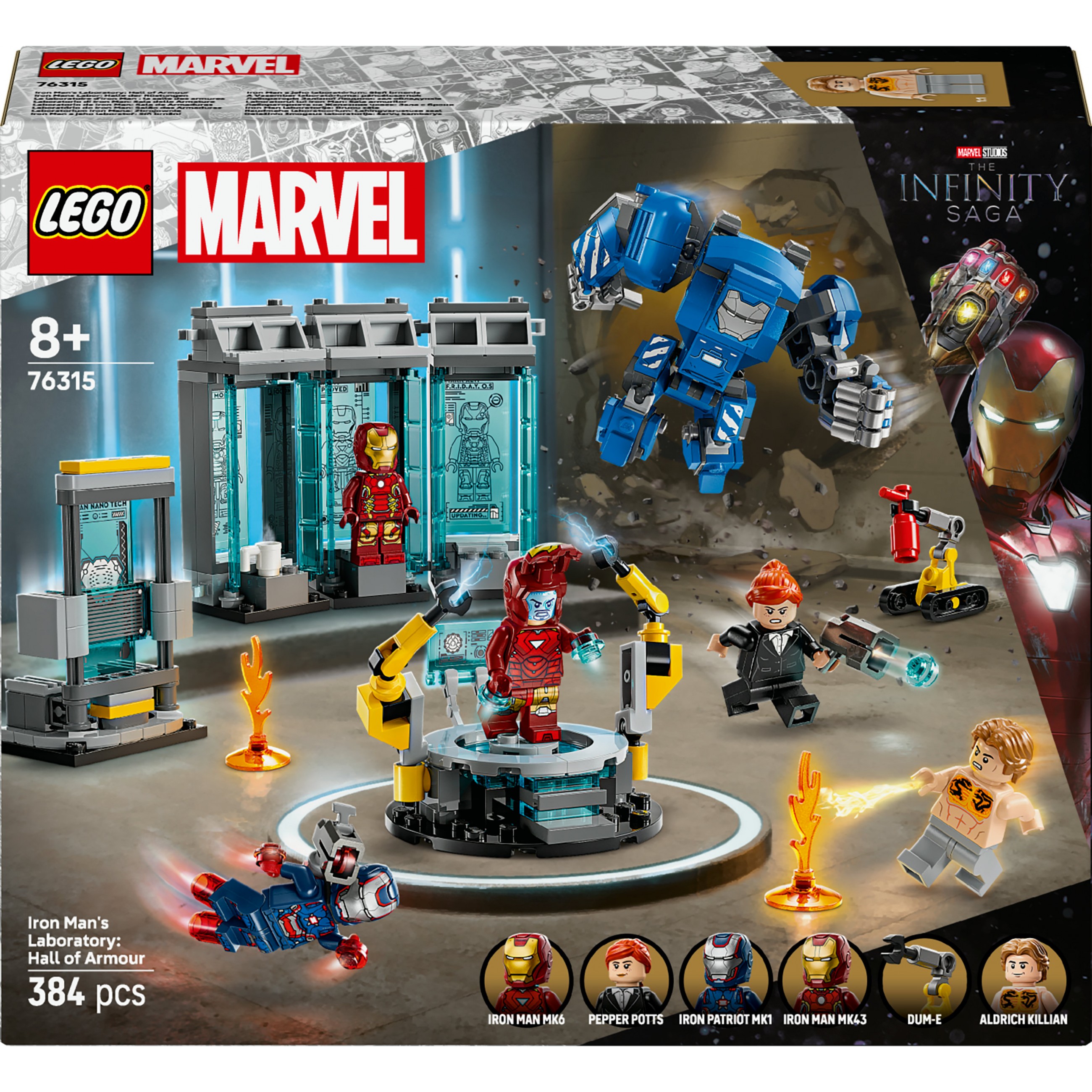 LEGO Super Heroes Marvel Iron Mans Labor: Halle der Rüstungen 76315 - 76315
