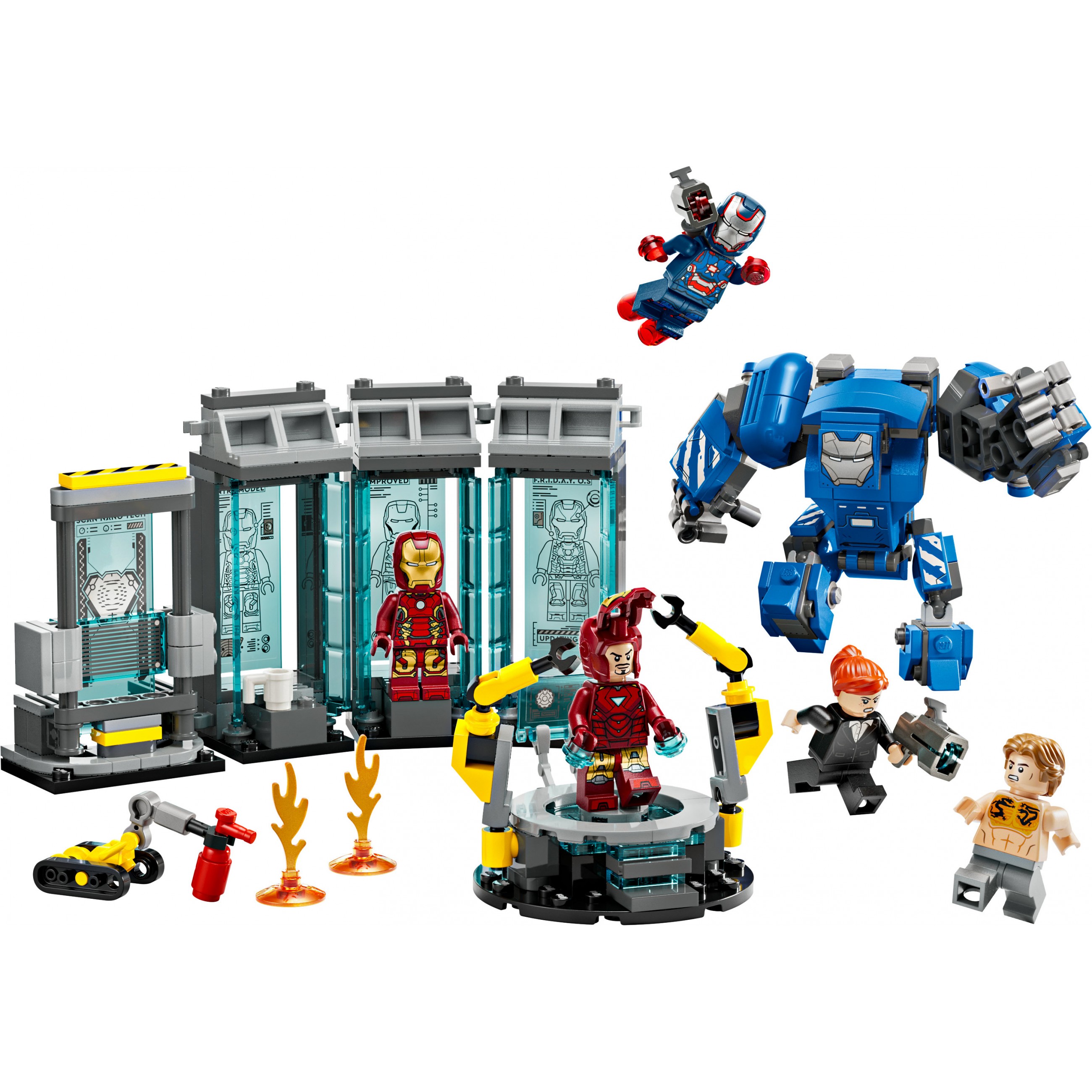LEGO Super Heroes Marvel Iron Mans Labor: Halle der LEGO 76315 (BILD2)