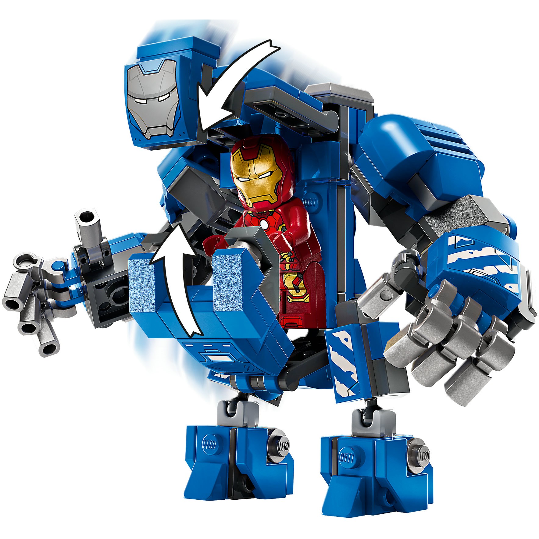 LEGO Super Heroes Marvel Iron Mans Labor: Halle der LEGO 76315 (BILD6)