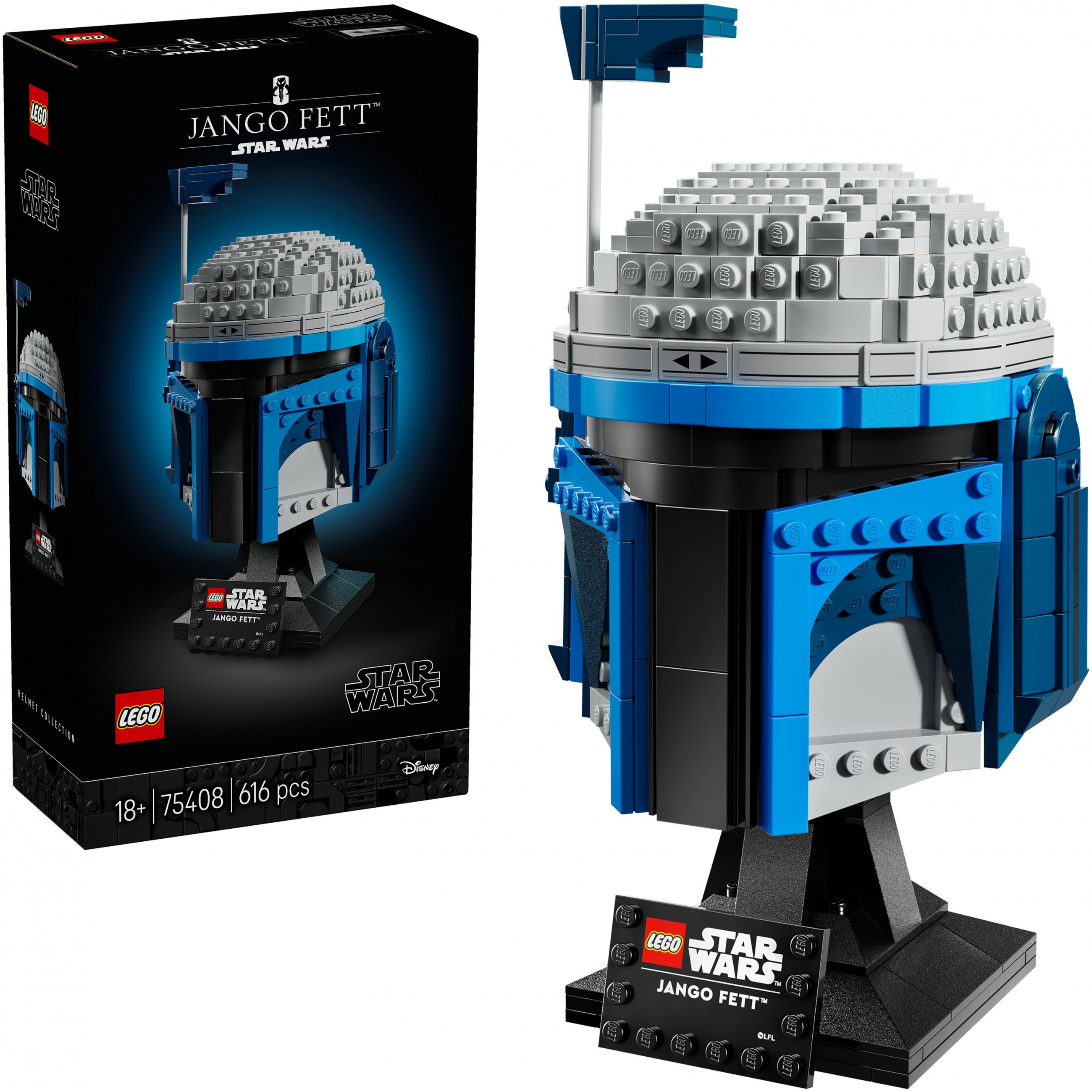 LEGO Star WarsJango Fett Helm 75408, LEGO 75408 75408 (BILD5)