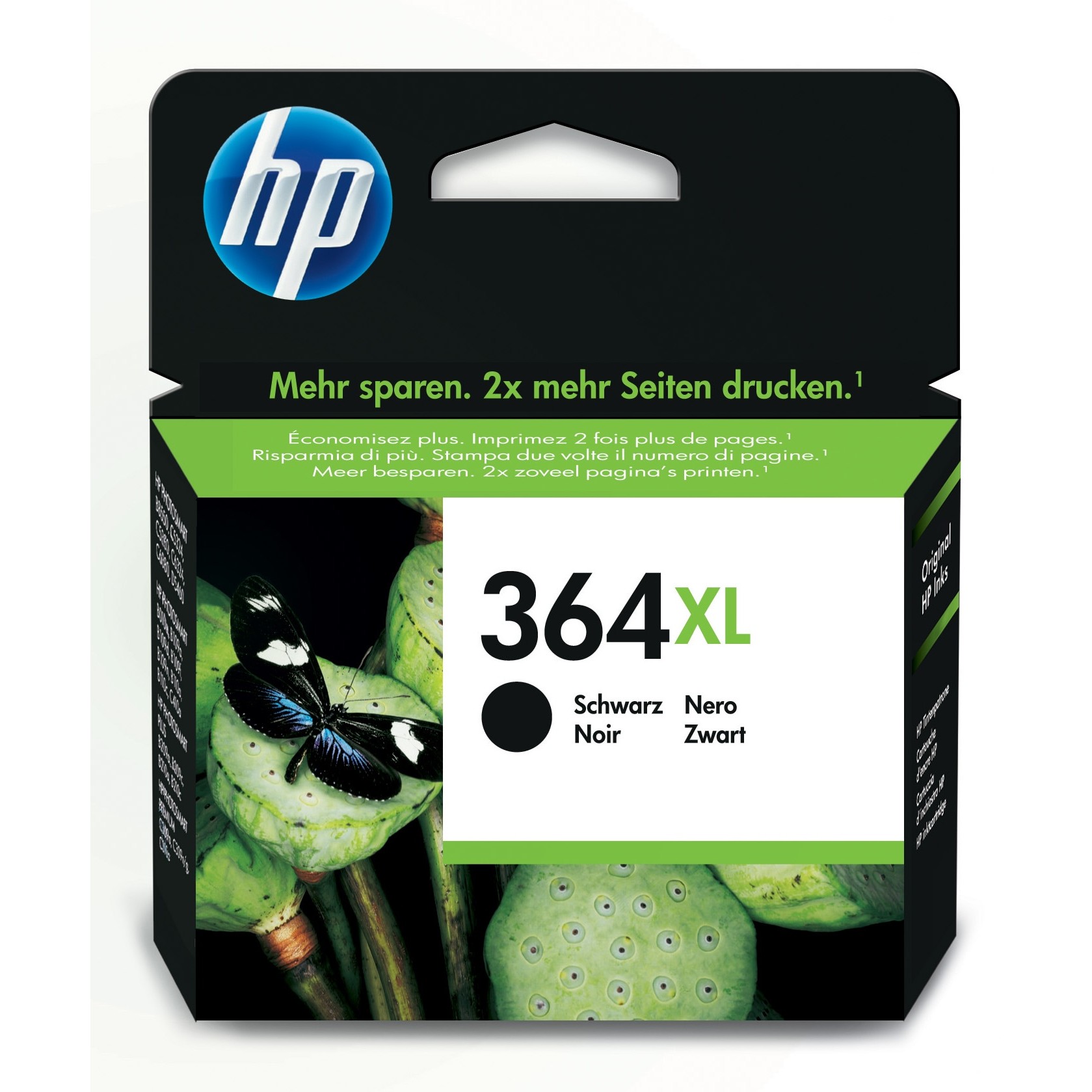 HP 364XL High Yield Black Original ink cartridge - CN684EE