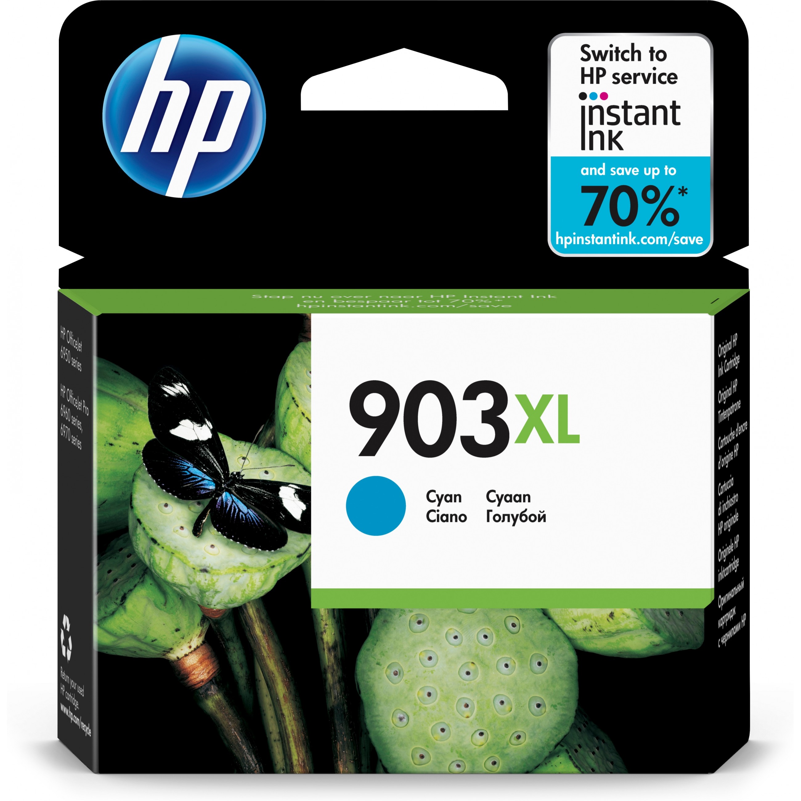 HP 903XL High Yield Cyan Original ink cartridge - T6M03AE#BGX