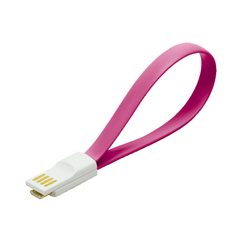 LogiLink USB2.0 > micro USB Magnet Pink