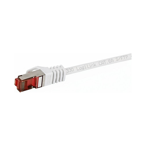 Goobay 3m CAT 6 Patchkabel, S/FTP (PiMF), Weiß