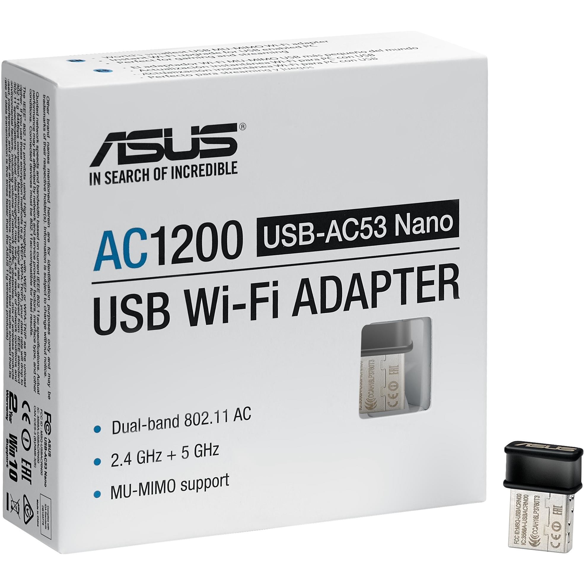 ASUS 90IG03P0-BM0R10, Netzwerkkarten, ASUS USB-AC53 Nano  (BILD3)
