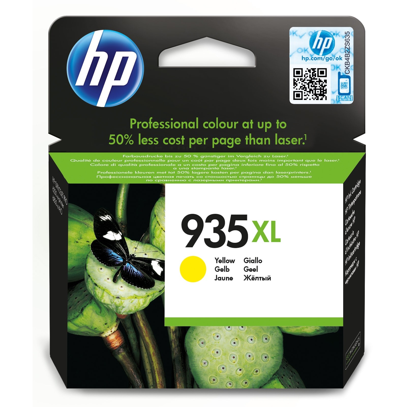 HP 935XL High Yield Yellow Original ink cartridge - C2P26AE