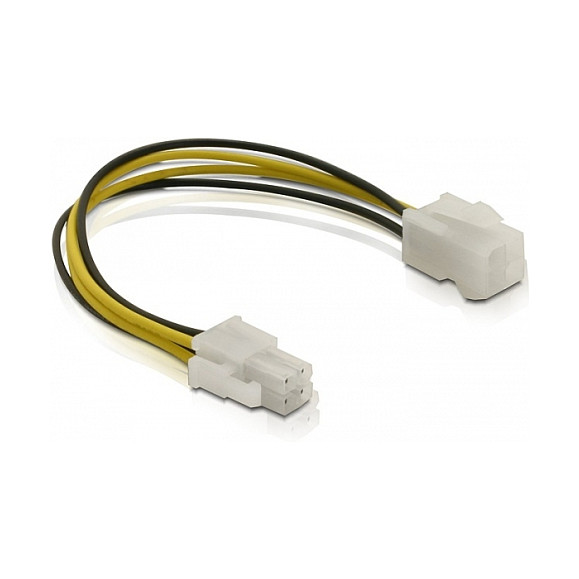 DeLOCK Power cable P4 male/female Computer