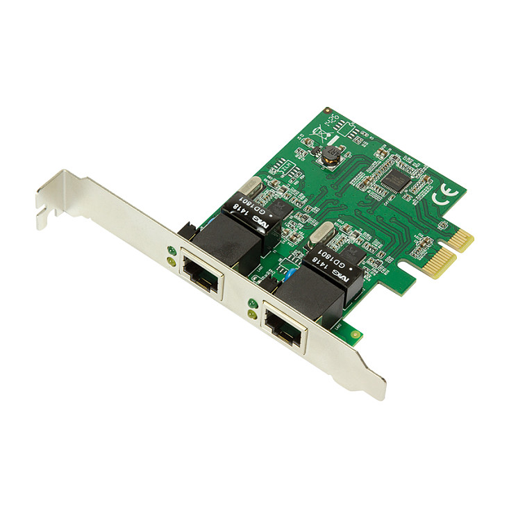PCI-Express Card, 2-port Gigabit Lan Netzwerkkarten