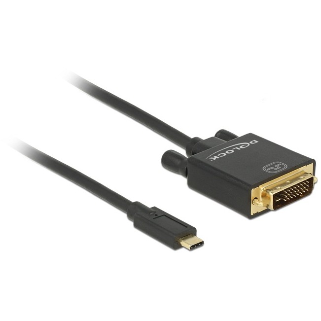 DeLOCK 1m. USB-C/DVI 24+1 USB graphics adapter