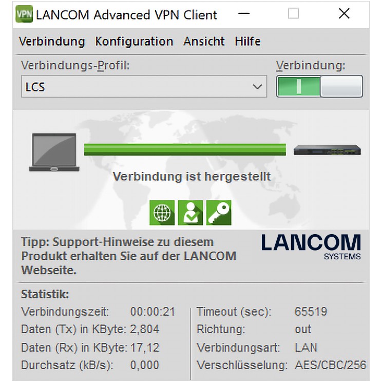 LANCOM Advanced VPN Client (WIN. Bulk 10) - 61601-ESD