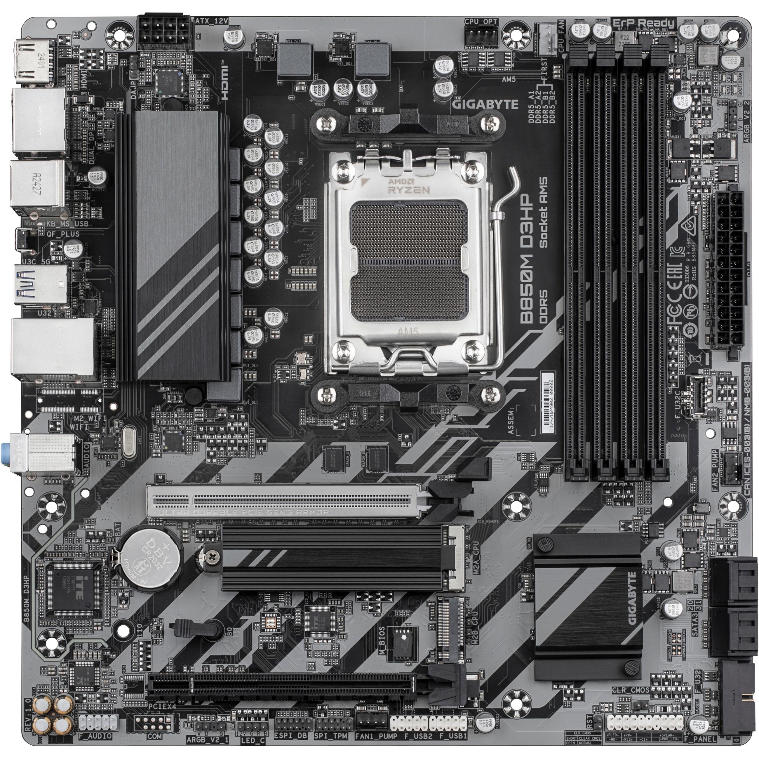 GIGABYTE B850M D3HP motherboard, Gigabyte B850M D3HP B850M (BILD2)