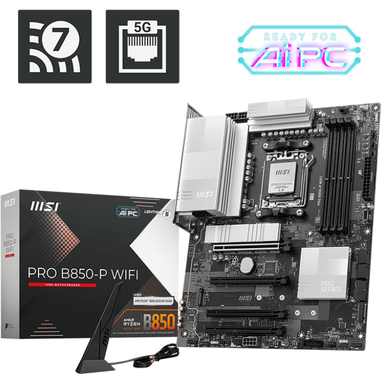 MSI PRO B850-P WIFI motherboard - 7E56-002R