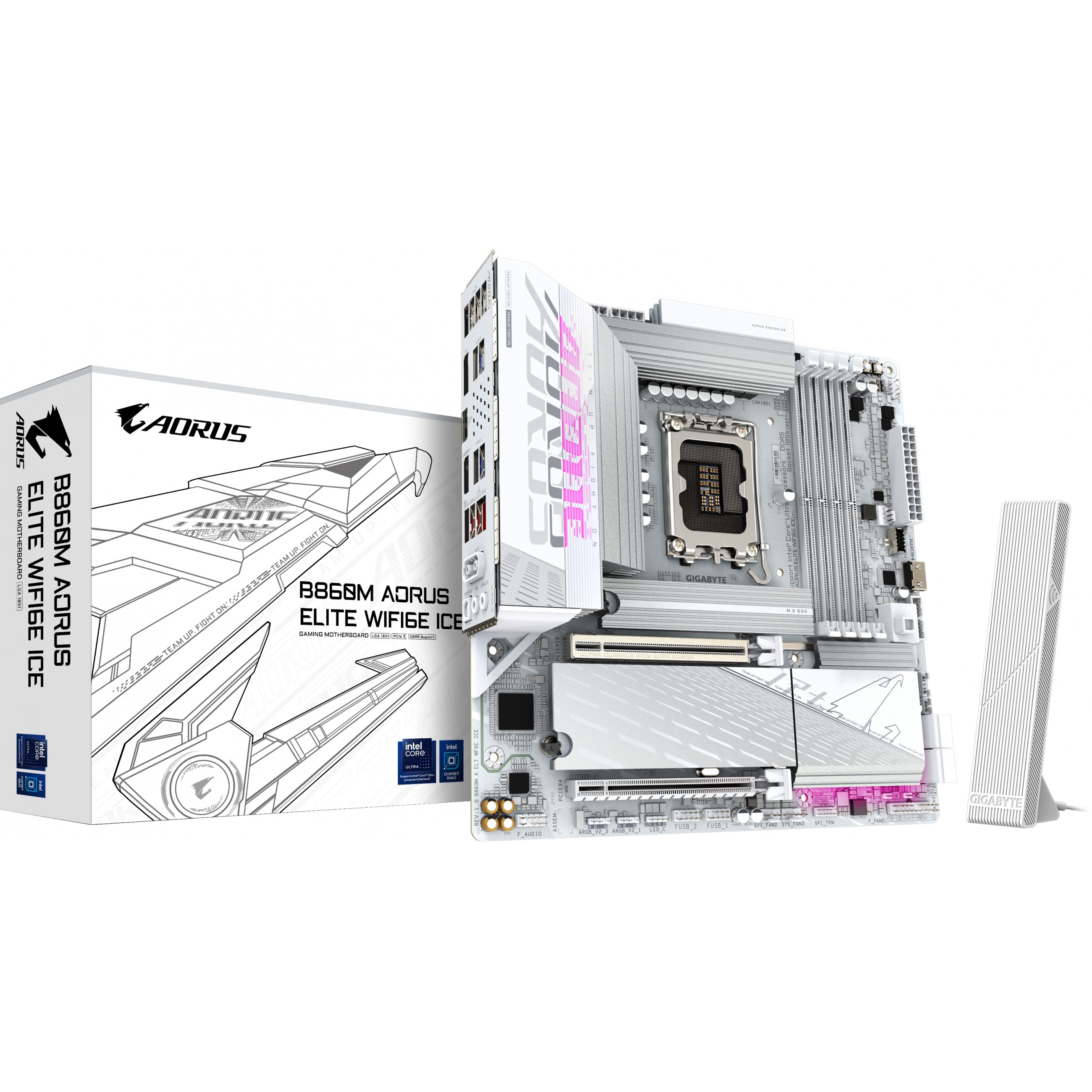GIGABYTE B860M AORUS ELITE WF6E ICE - B860M AORUS ELITE WF6E ICE