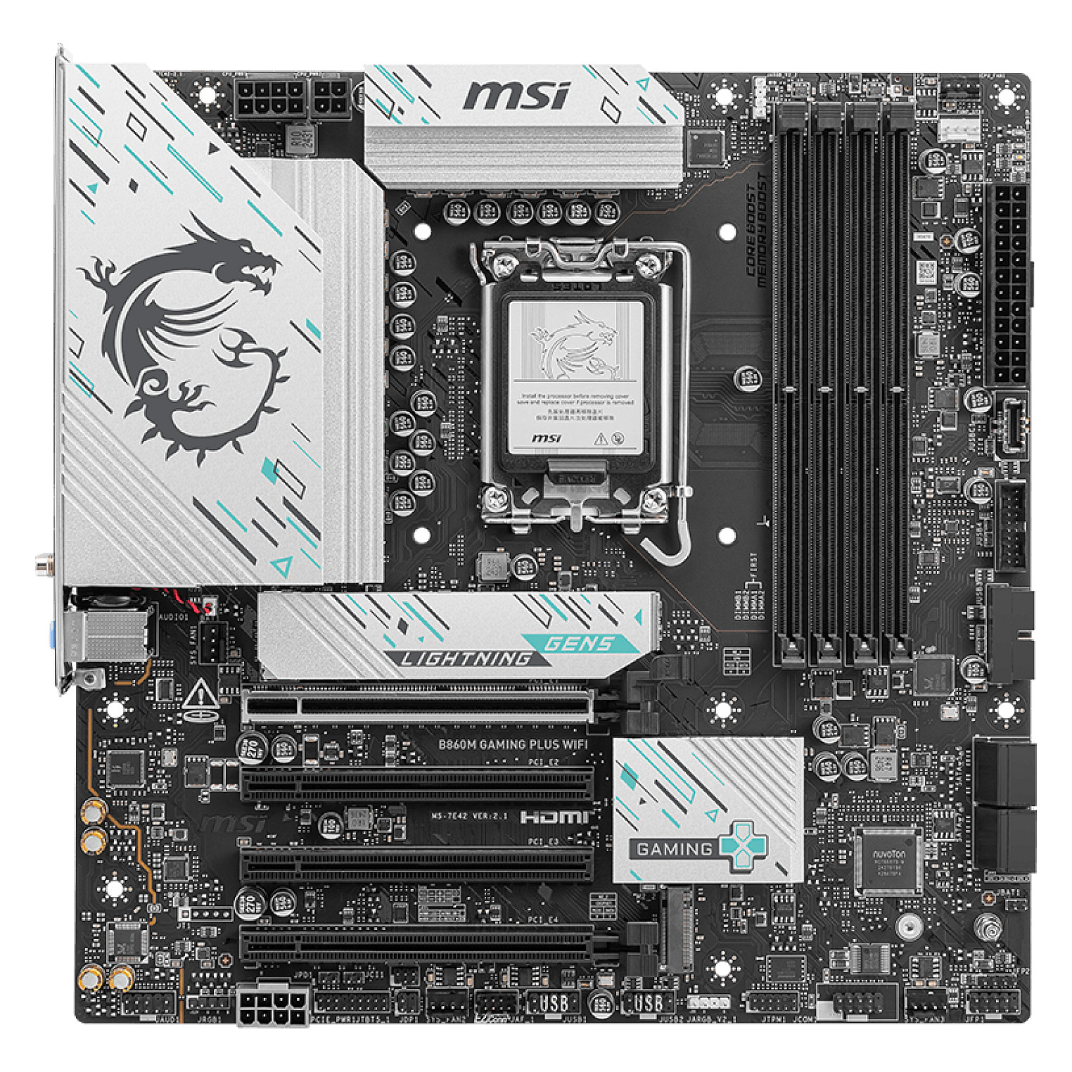MSI B860M GAMING PLUS WIFI motherboard