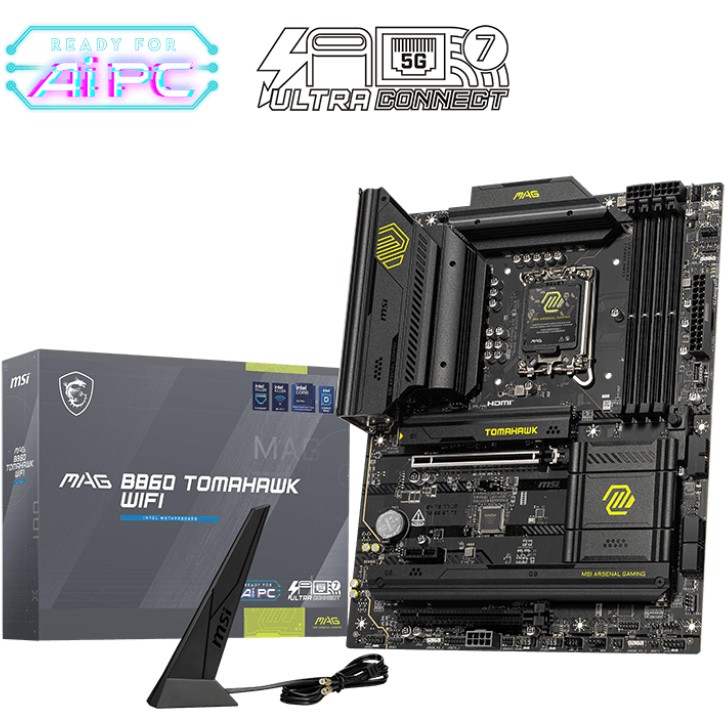 MSI MAG B860 TOMAHAWK WIFI motherboard - 7E39-001R