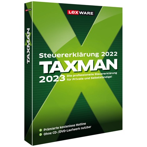 Lexware Taxman 2023 1 Device. bis zu 5 Steuererklärungen - ESD-DownloadESD