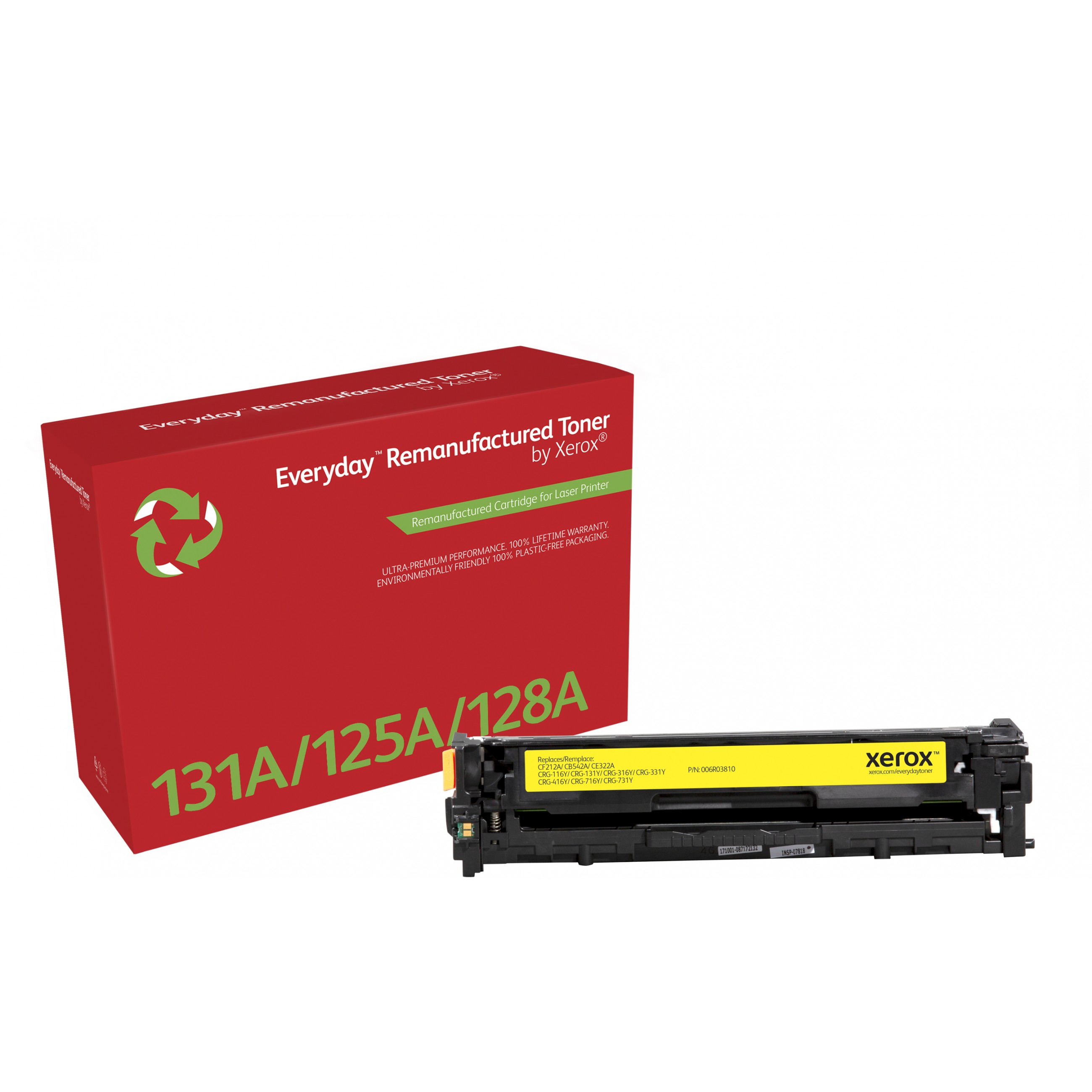 Everyday Wiederaufbereiteter Gelb Toner von Xerox für HP 131A (CF212A) Standard kapazität