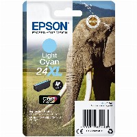 Epson Tinte 5LB 24XL ink cartridge light cyan high capacity 9.8ml 740 pages 1-pack blister without alarm