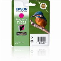 Epson Tinte 5LB T1593 ink cartridge magenta standard capacity 1-pack blister without alarm Stylus Photo R2000