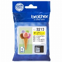 Brother Tinte LC-3213Y Gelb bis zu 400 Seiten nach ISO/IEC 24711