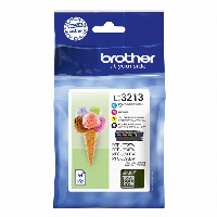 Brother Tinte LC-3213VALDR Value Pack (BK/C/M/Y)