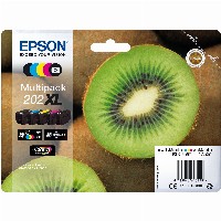 Epson Tinte 1LB Multipack 5-farbig 202XL Kiwi Clara Premium Ink