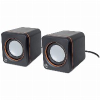 MANHATTAN 2600 Lautsprechersystem Voller Stereoklang und kompaktes Format optimal fuer das mobile Musikerlebnis