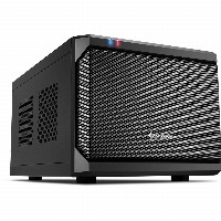 Sharkoon QB One Schwarz - Midi/Minitower ITX, Mini-ITX 3,5 ″ - PC-/Server Netzteil Kühler - USB, USB 2.0, USB 3.0