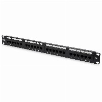 Digitus CAT6 Patchpanel 19″ 1HE 24-Port Schwarz