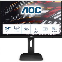 60,5cm/24 (1920x1080) AOC 24P1 IPS 16:9 USB 5ms VGA HDMI DisplayPort Speaker FULL HD Black