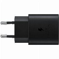 Samsung Schnellladegerät 25W Netzteil inkl. Datenkabel USB Type-C black (Retail)
