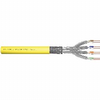 DIGITUS Instal-kab Cat7a S/FTP tw.Pair 1000m gelb AWG22/1 (Speditionsversand)