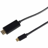 USB-C > HDMI (ST-ST) 1m Adapterkabel 4K 30Hz Schwarz