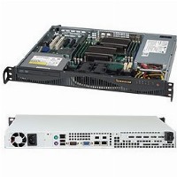 Supermicro SC512 F-350B1 - Rack - einbaufähig - 1U - ATX