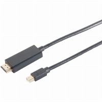 Mini DisplayPort 1.2 > HDMI (ST-ST) 2m Adapterkabel Schwarz