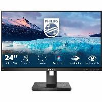 61cm/24 (1920x1080) Philips S-Line 242S1AE 16:9 4ms HDMI DVI VGA DisplayPort VESA Pivot Speaker Full HD Black