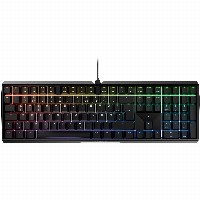 Cherry MX-Board 3.0 S - Tastatur - Schwarz - Hintergrundbeleuchtung - Tastenschalter: Rot