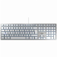 Cherry KC 6000 SLIM FOR MAC USB silber QWERTZ DE