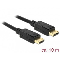 DELOCK Kabel Displayport 1.2 Stecker > Displayport Stecker 4K 60 Hz 10 m