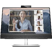 60,45cm/23,8 (1920x1080) HP E24mv G4 Conferencing Monitor 16:9 5ms IPS HDMI VGA DisplayPort VESA Pivot Speaker Full HD Black/Silver