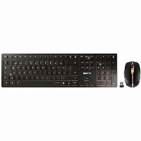Cherry DW 9100 Slim - Tastatur-und-Maus-Set wireless black QWERTZ DE